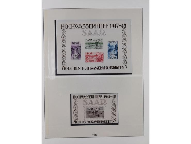 1947/59, in den Hauptnummern überkomplette postfrische Sammlung inkl. Dienstmarken und Urdrucksatz (die besseren Werte alle d