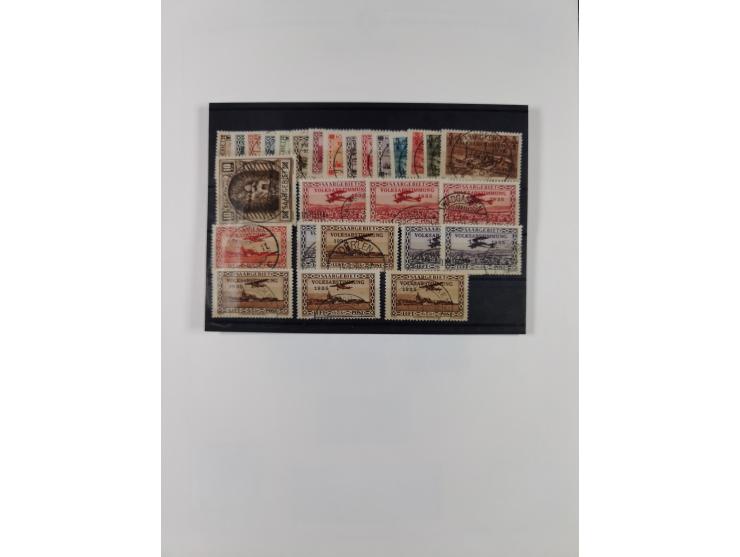 1920/59 gestempelte Sammlung mit besseren und kpl. Ausgaben, dabei u.a. Mi.-Nr. 16 (sign. Dr. Dub) und Mi.-Nr. 18-31 gestempe