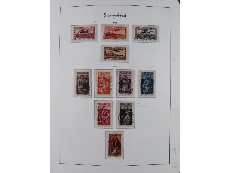 1920/59 gestempelte Sammlung mit besseren und kpl. Ausgaben, dabei u.a. Mi.-Nr. 16 (sign. Dr. Dub) und Mi.-Nr. 18-31 gestempe