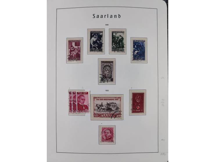 1920/59 gestempelte Sammlung mit besseren und kpl. Ausgaben, dabei u.a. Mi.-Nr. 16 (sign. Dr. Dub) und Mi.-Nr. 18-31 gestempe