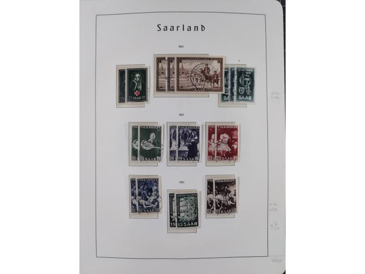 1920/59 gestempelte Sammlung mit besseren und kpl. Ausgaben, dabei u.a. Mi.-Nr. 16 (sign. Dr. Dub) und Mi.-Nr. 18-31 gestempe