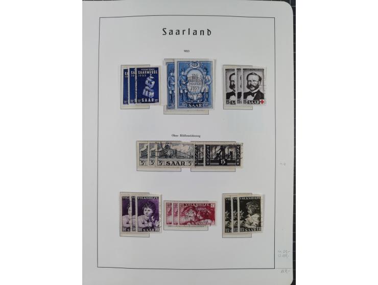 1920/59 gestempelte Sammlung mit besseren und kpl. Ausgaben, dabei u.a. Mi.-Nr. 16 (sign. Dr. Dub) und Mi.-Nr. 18-31 gestempe