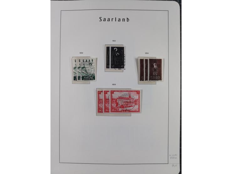 1920/59 gestempelte Sammlung mit besseren und kpl. Ausgaben, dabei u.a. Mi.-Nr. 16 (sign. Dr. Dub) und Mi.-Nr. 18-31 gestempe