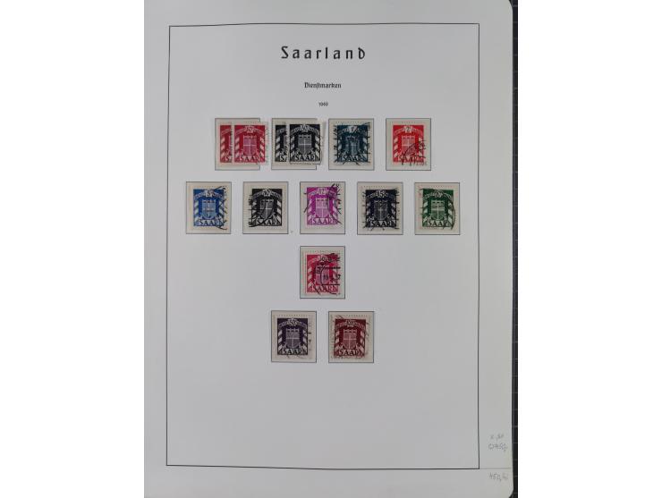 1920/59 gestempelte Sammlung mit besseren und kpl. Ausgaben, dabei u.a. Mi.-Nr. 16 (sign. Dr. Dub) und Mi.-Nr. 18-31 gestempe