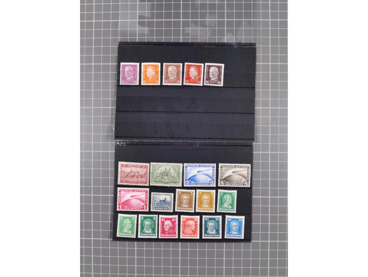 1924/32, ungebrauchte und postfrische Partie, meist kpl. Sätze mit u.a. Mi.-Nr. 344-350, 385-397, 423-24 und 410-422, sauber 