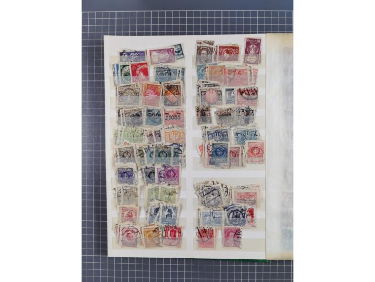 1918/89 (ca.), mint never hinged/unused and mostly used collection with duplicates, including Polish areas, Schlesien, etc., 