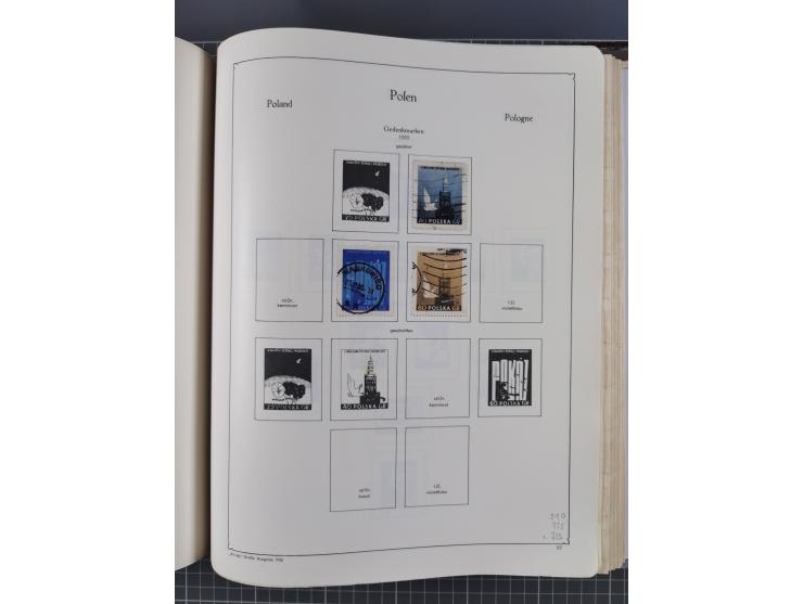 1918/89 (ca.), mint never hinged/unused and mostly used collection with duplicates, including Polish areas, Schlesien, etc., 