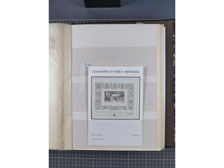 1918/89 (ca.), mint never hinged/unused and mostly used collection with duplicates, including Polish areas, Schlesien, etc., 