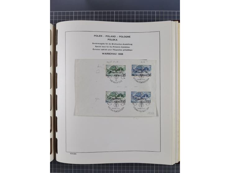 1918/89 (ca.), mint never hinged/unused and mostly used collection with duplicates, including Polish areas, Schlesien, etc., 