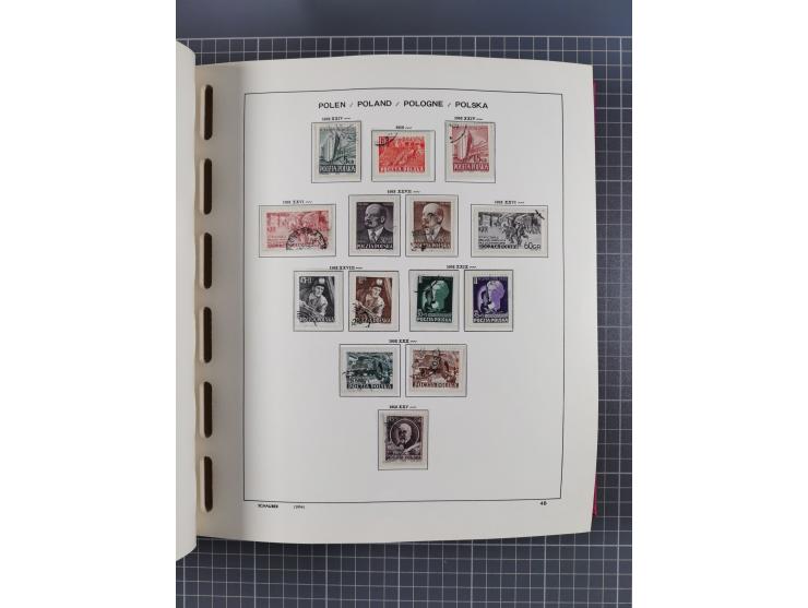 1918/89 (ca.), mint never hinged/unused and mostly used collection with duplicates, including Polish areas, Schlesien, etc., 