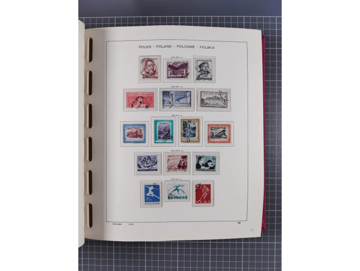 1918/89 (ca.), mint never hinged/unused and mostly used collection with duplicates, including Polish areas, Schlesien, etc., 