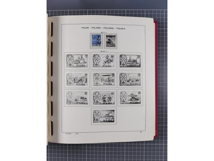 1918/89 (ca.), mint never hinged/unused and mostly used collection with duplicates, including Polish areas, Schlesien, etc., 