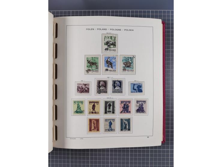 1918/89 (ca.), mint never hinged/unused and mostly used collection with duplicates, including Polish areas, Schlesien, etc., 