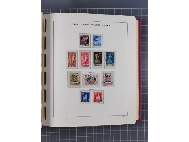 1918/89 (ca.), mint never hinged/unused and mostly used collection with duplicates, including Polish areas, Schlesien, etc., 