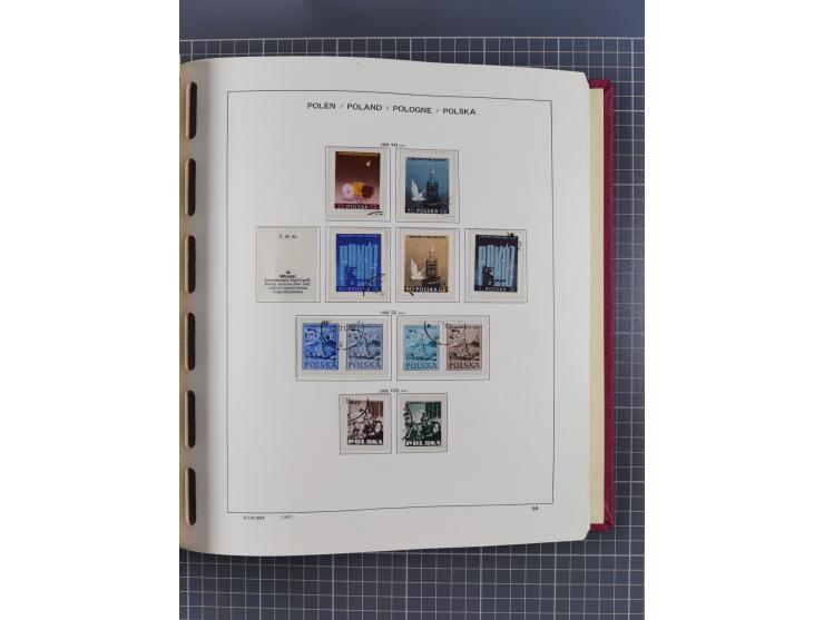 1918/89 (ca.), mint never hinged/unused and mostly used collection with duplicates, including Polish areas, Schlesien, etc., 