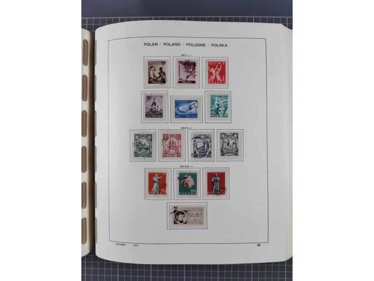 1918/89 (ca.), mint never hinged/unused and mostly used collection with duplicates, including Polish areas, Schlesien, etc., 