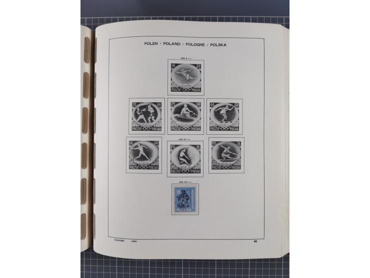 1918/89 (ca.), mint never hinged/unused and mostly used collection with duplicates, including Polish areas, Schlesien, etc., 