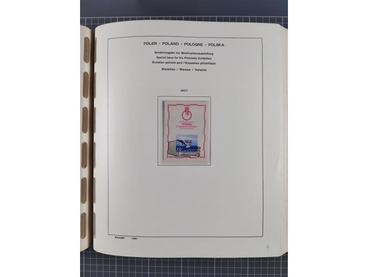 1918/89 (ca.), mint never hinged/unused and mostly used collection with duplicates, including Polish areas, Schlesien, etc., 