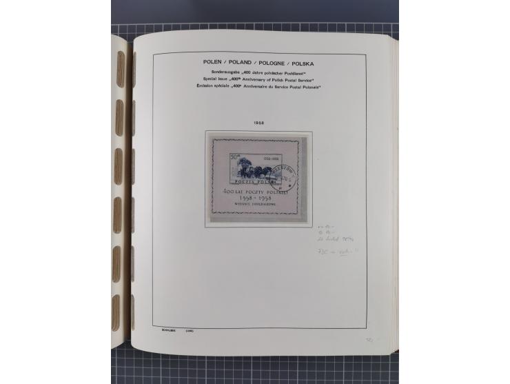 1918/89 (ca.), mint never hinged/unused and mostly used collection with duplicates, including Polish areas, Schlesien, etc., 