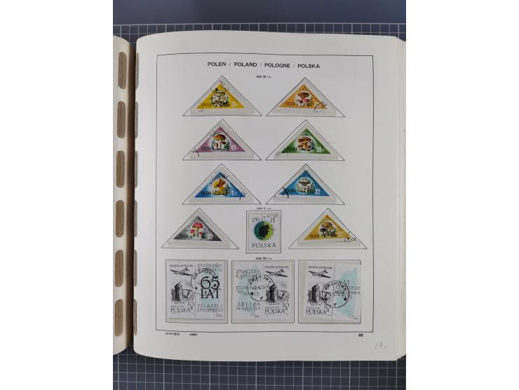 1918/89 (ca.), mint never hinged/unused and mostly used collection with duplicates, including Polish areas, Schlesien, etc., 