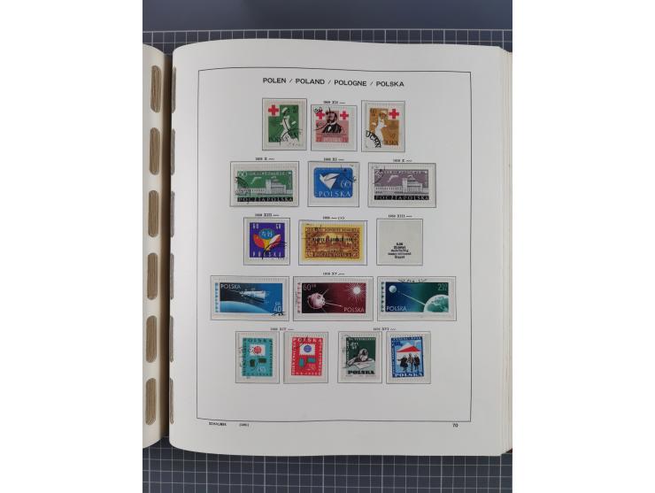 1918/89 (ca.), mint never hinged/unused and mostly used collection with duplicates, including Polish areas, Schlesien, etc., 