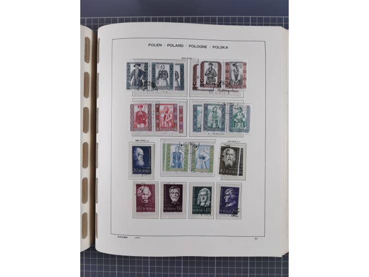 1918/89 (ca.), mint never hinged/unused and mostly used collection with duplicates, including Polish areas, Schlesien, etc., 