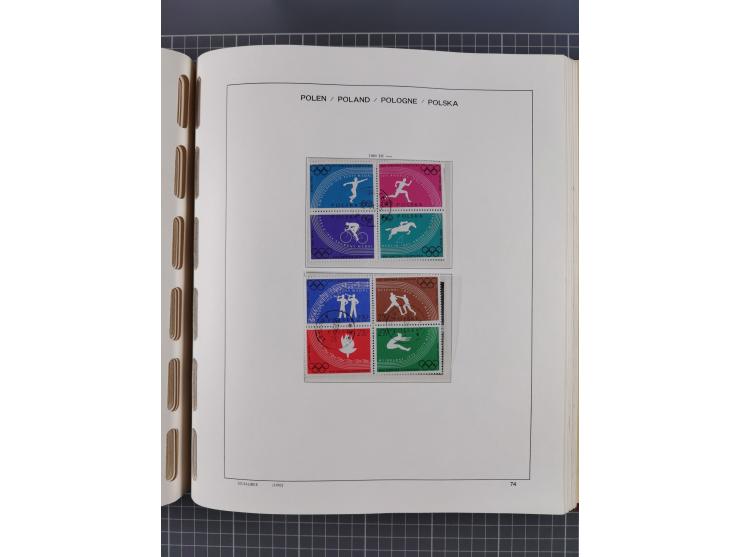 1918/89 (ca.), mint never hinged/unused and mostly used collection with duplicates, including Polish areas, Schlesien, etc., 