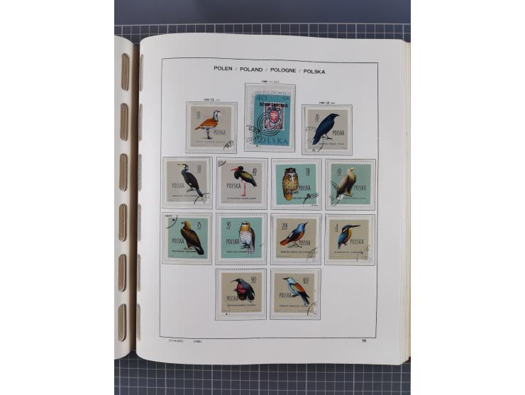 1918/89 (ca.), mint never hinged/unused and mostly used collection with duplicates, including Polish areas, Schlesien, etc., 