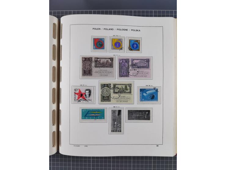 1918/89 (ca.), mint never hinged/unused and mostly used collection with duplicates, including Polish areas, Schlesien, etc., 