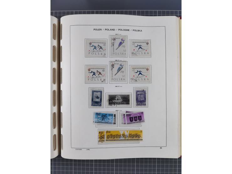 1918/89 (ca.), mint never hinged/unused and mostly used collection with duplicates, including Polish areas, Schlesien, etc., 