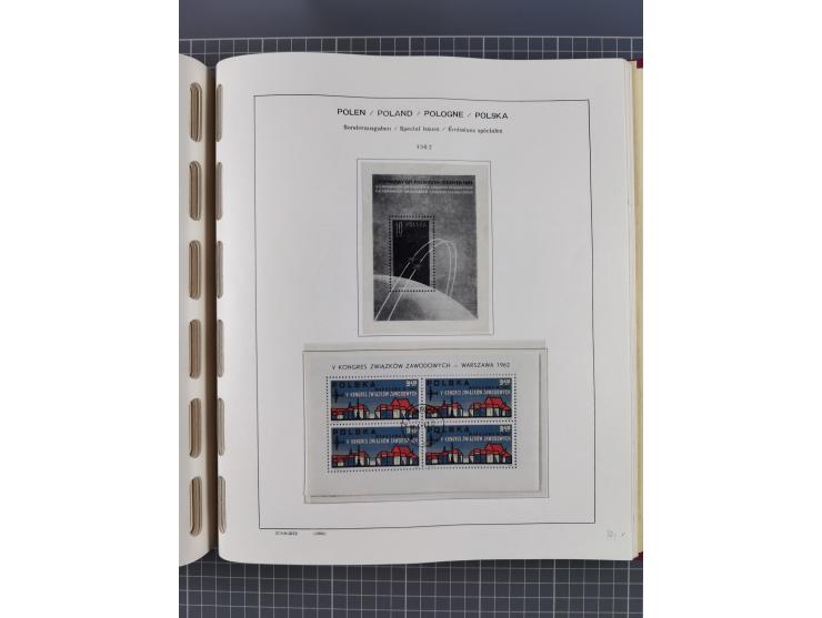 1918/89 (ca.), mint never hinged/unused and mostly used collection with duplicates, including Polish areas, Schlesien, etc., 