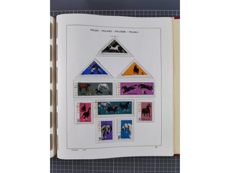 1918/89 (ca.), mint never hinged/unused and mostly used collection with duplicates, including Polish areas, Schlesien, etc., 