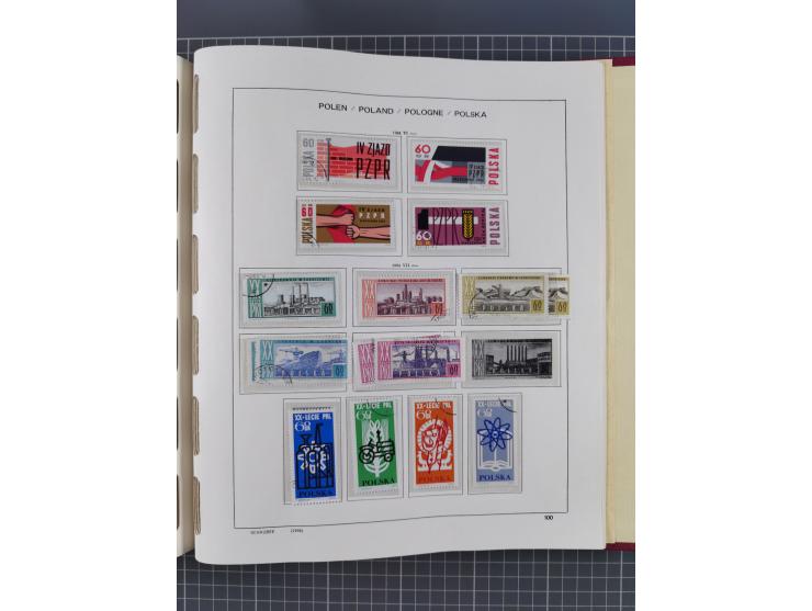 1918/89 (ca.), mint never hinged/unused and mostly used collection with duplicates, including Polish areas, Schlesien, etc., 