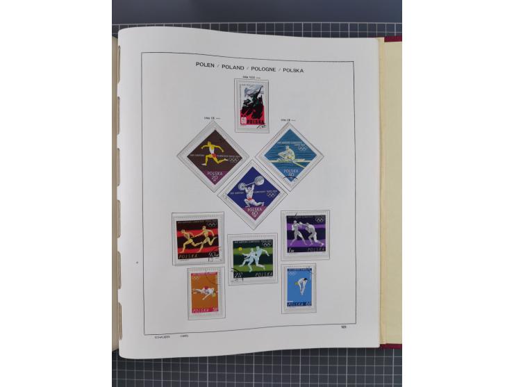 1918/89 (ca.), mint never hinged/unused and mostly used collection with duplicates, including Polish areas, Schlesien, etc., 