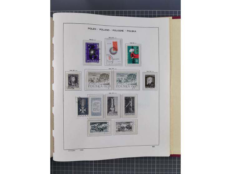 1918/89 (ca.), mint never hinged/unused and mostly used collection with duplicates, including Polish areas, Schlesien, etc., 