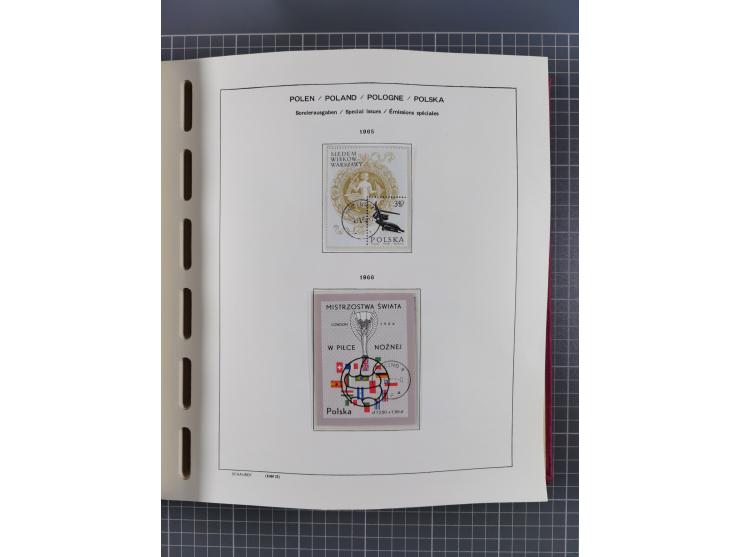 1918/89 (ca.), mint never hinged/unused and mostly used collection with duplicates, including Polish areas, Schlesien, etc., 