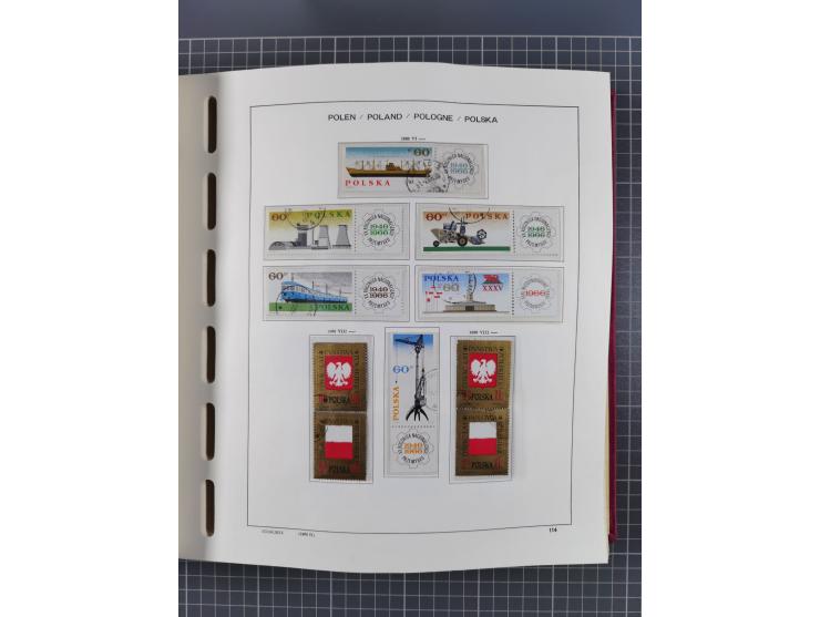 1918/89 (ca.), mint never hinged/unused and mostly used collection with duplicates, including Polish areas, Schlesien, etc., 