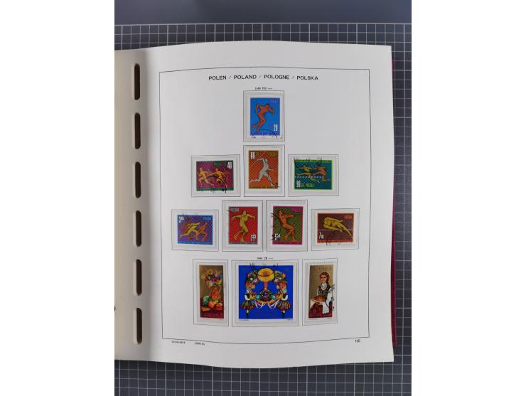 1918/89 (ca.), mint never hinged/unused and mostly used collection with duplicates, including Polish areas, Schlesien, etc., 