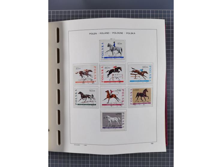 1918/89 (ca.), mint never hinged/unused and mostly used collection with duplicates, including Polish areas, Schlesien, etc., 