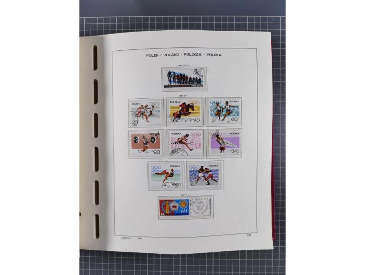 1918/89 (ca.), mint never hinged/unused and mostly used collection with duplicates, including Polish areas, Schlesien, etc., 