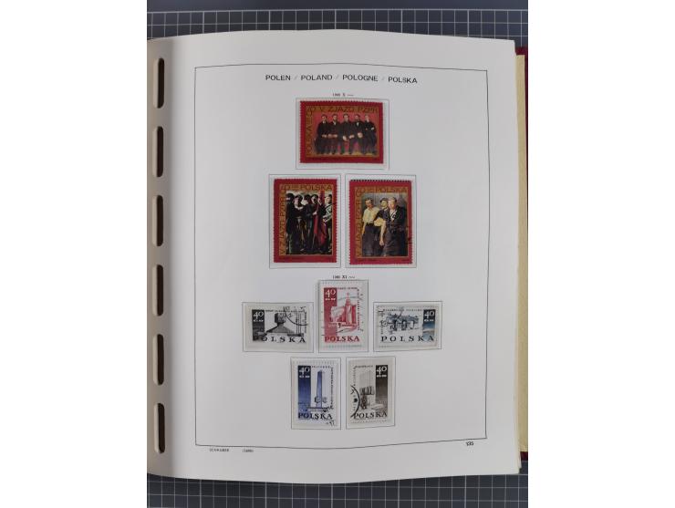 1918/89 (ca.), mint never hinged/unused and mostly used collection with duplicates, including Polish areas, Schlesien, etc., 