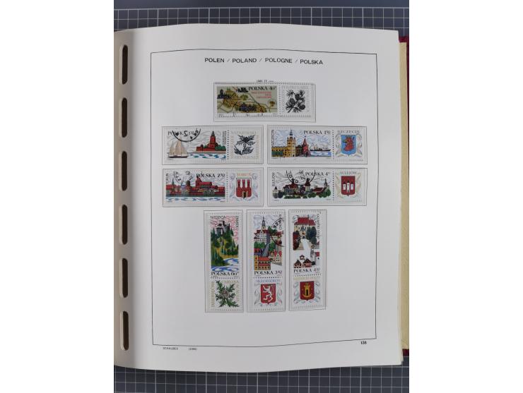 1918/89 (ca.), mint never hinged/unused and mostly used collection with duplicates, including Polish areas, Schlesien, etc., 