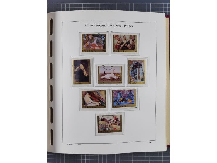 1918/89 (ca.), mint never hinged/unused and mostly used collection with duplicates, including Polish areas, Schlesien, etc., 