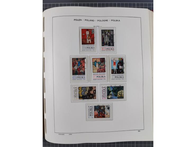 1918/89 (ca.), mint never hinged/unused and mostly used collection with duplicates, including Polish areas, Schlesien, etc., 