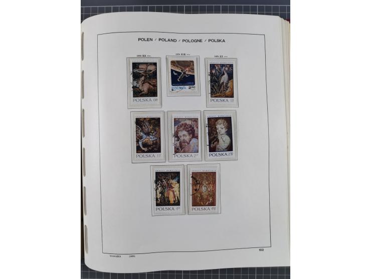 1918/89 (ca.), mint never hinged/unused and mostly used collection with duplicates, including Polish areas, Schlesien, etc., 