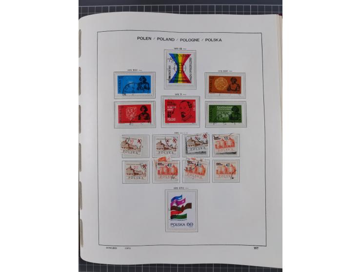 1918/89 (ca.), mint never hinged/unused and mostly used collection with duplicates, including Polish areas, Schlesien, etc., 