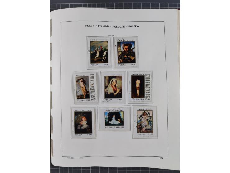 1918/89 (ca.), mint never hinged/unused and mostly used collection with duplicates, including Polish areas, Schlesien, etc., 