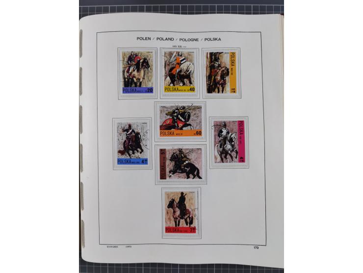 1918/89 (ca.), mint never hinged/unused and mostly used collection with duplicates, including Polish areas, Schlesien, etc., 