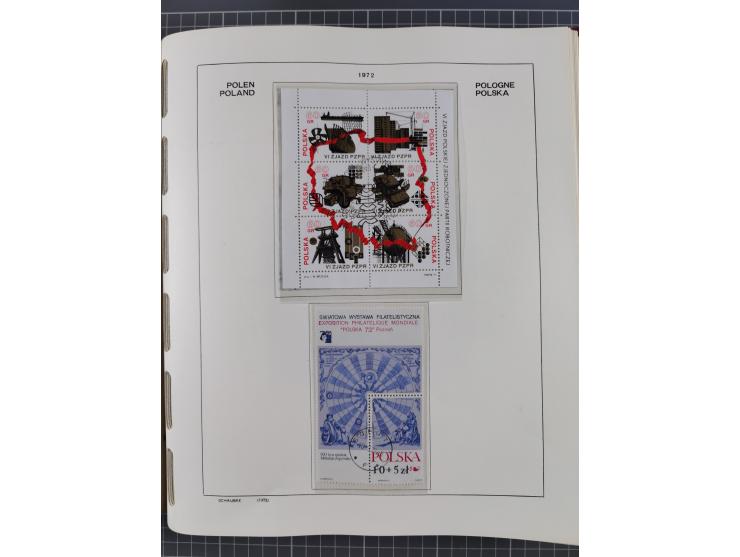 1918/89 (ca.), mint never hinged/unused and mostly used collection with duplicates, including Polish areas, Schlesien, etc., 