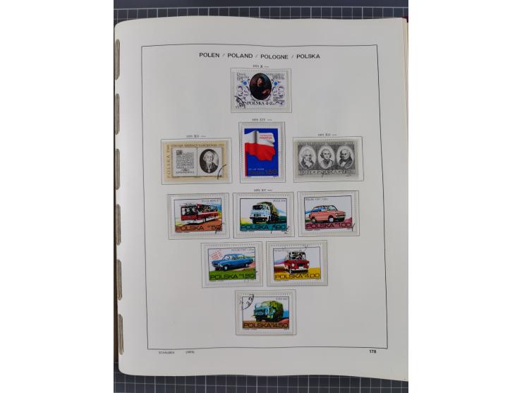 1918/89 (ca.), mint never hinged/unused and mostly used collection with duplicates, including Polish areas, Schlesien, etc., 